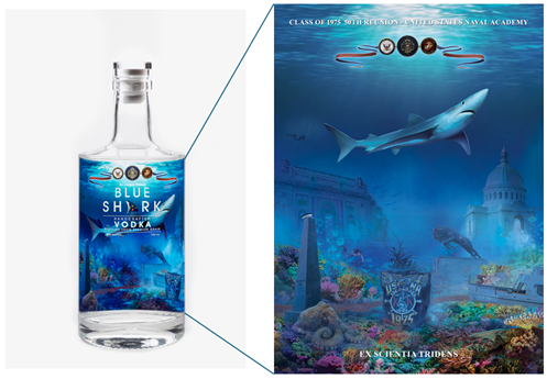 Limited Edition- Blue Shark Vodka